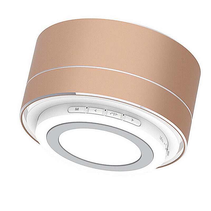 Mini Portable Wireless Bluetooth Speaker for iPhone iPod iPad Samsung - Gold