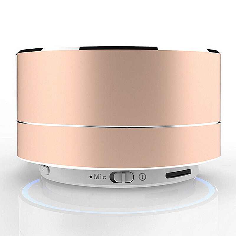 Mini Portable Wireless Bluetooth Speaker for iPhone iPod iPad Samsung - Gold