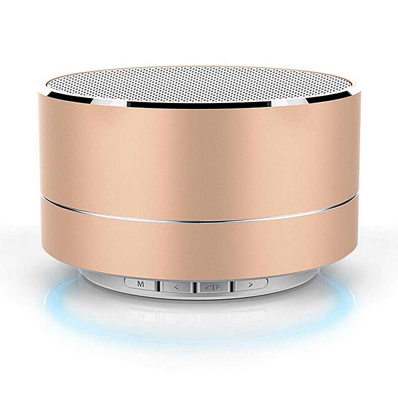 Mini Portable Wireless Bluetooth Speaker for iPhone iPod iPad Samsung - Gold