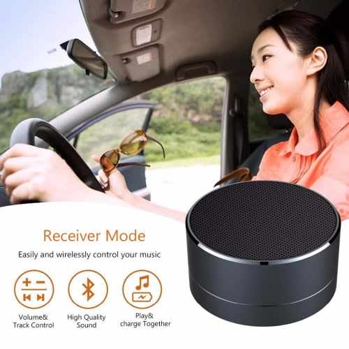 Mini Portable Wireless Bluetooth Speaker for iPhone iPod iPad Samsung - Black