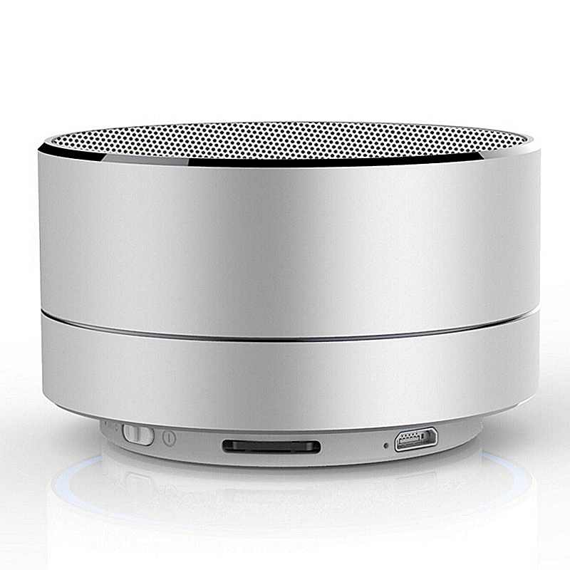 Mini Portable Wireless Bluetooth Speaker for iPhone iPod iPad Samsung - Silver