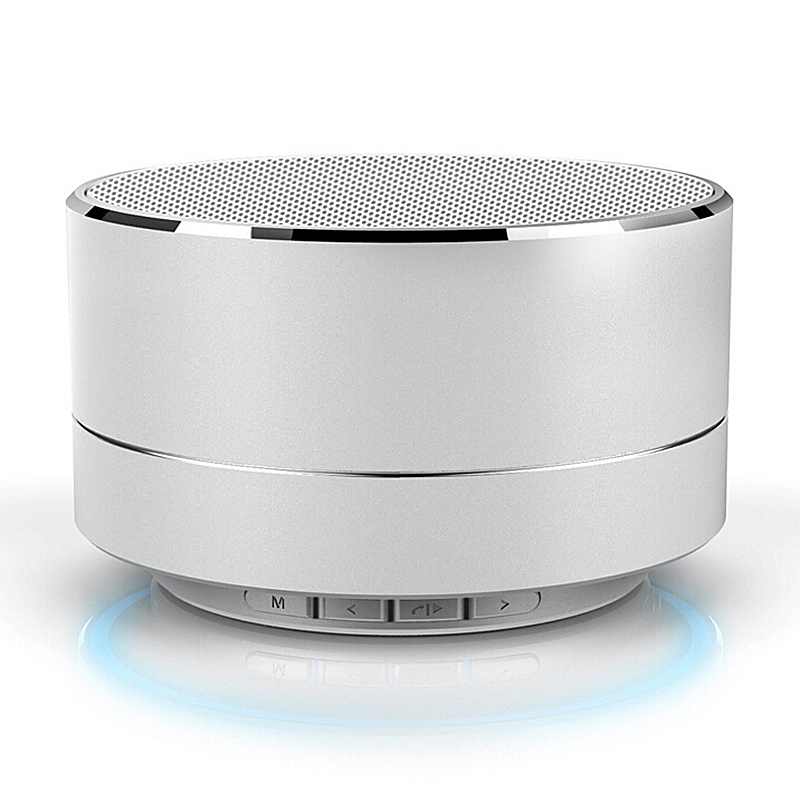 Mini Portable Wireless Bluetooth Speaker for iPhone iPod iPad Samsung - Silver