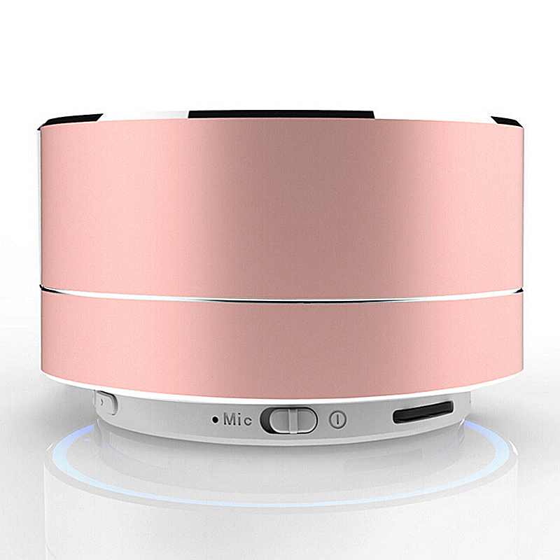 Mini Portable Wireless Bluetooth Speaker for iPhone iPod iPad Samsung - Rose Gold