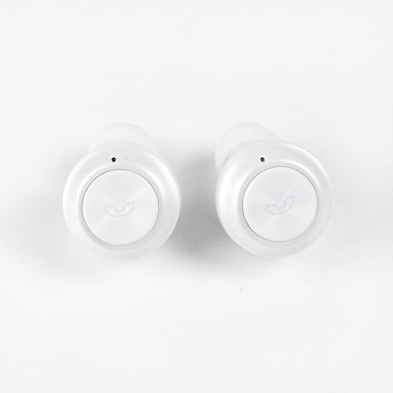 A6 TWS 5.0 Mini Wireless Earbuds Bluetooth Earphone for Android & Iphone - White
